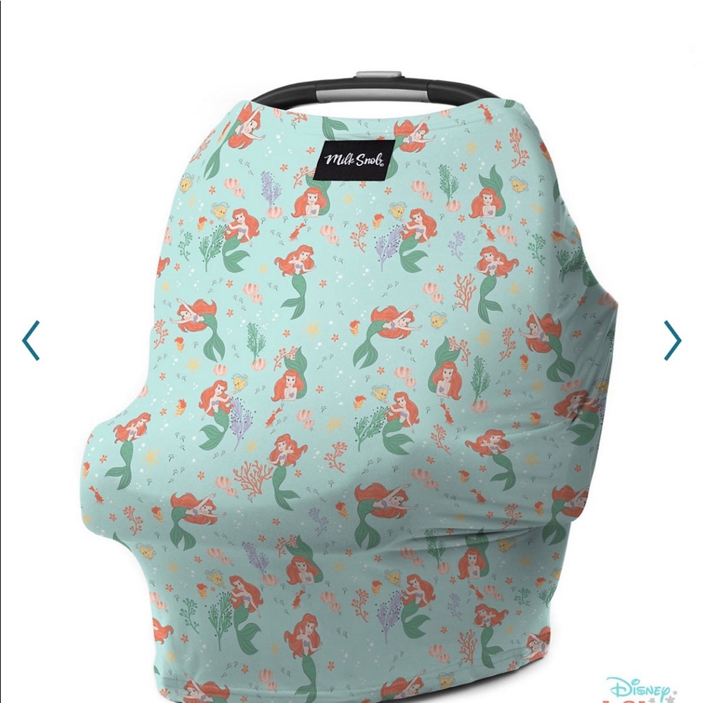 Milk snob car seat/nursing cover little mermaid